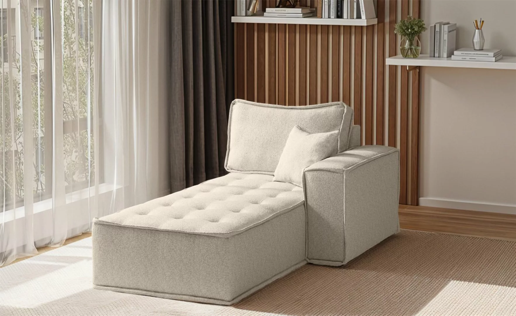 Fun Möbel Sofa Modulares Sofa SANDE Individuell konfigurieren, Einzelne Mod günstig online kaufen