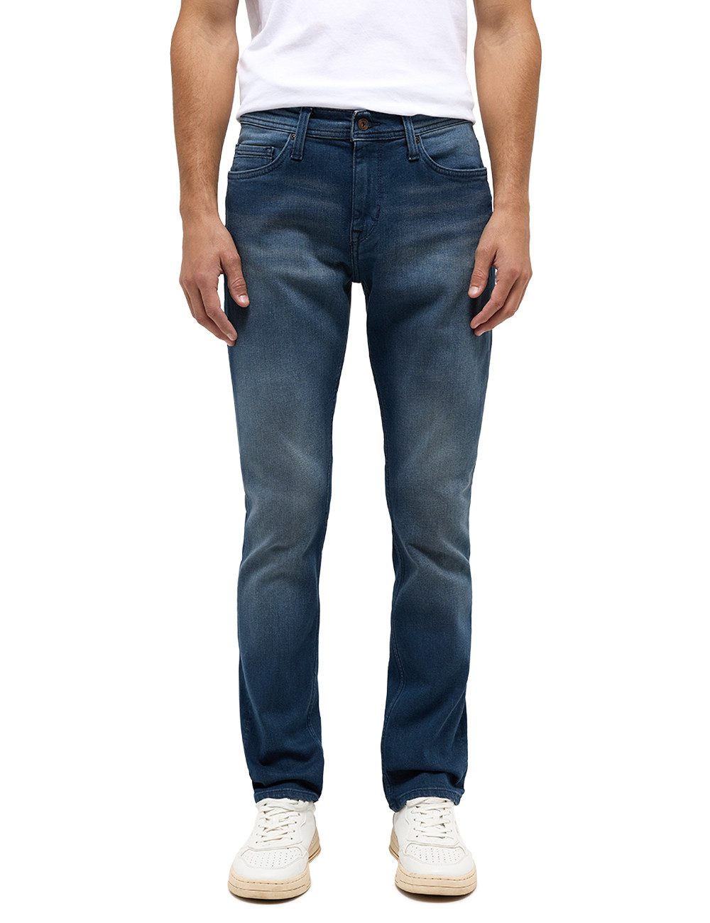 Mustang Herren Jeans VEGAS - Slim Fit - Schwarz - Black Denim günstig online kaufen