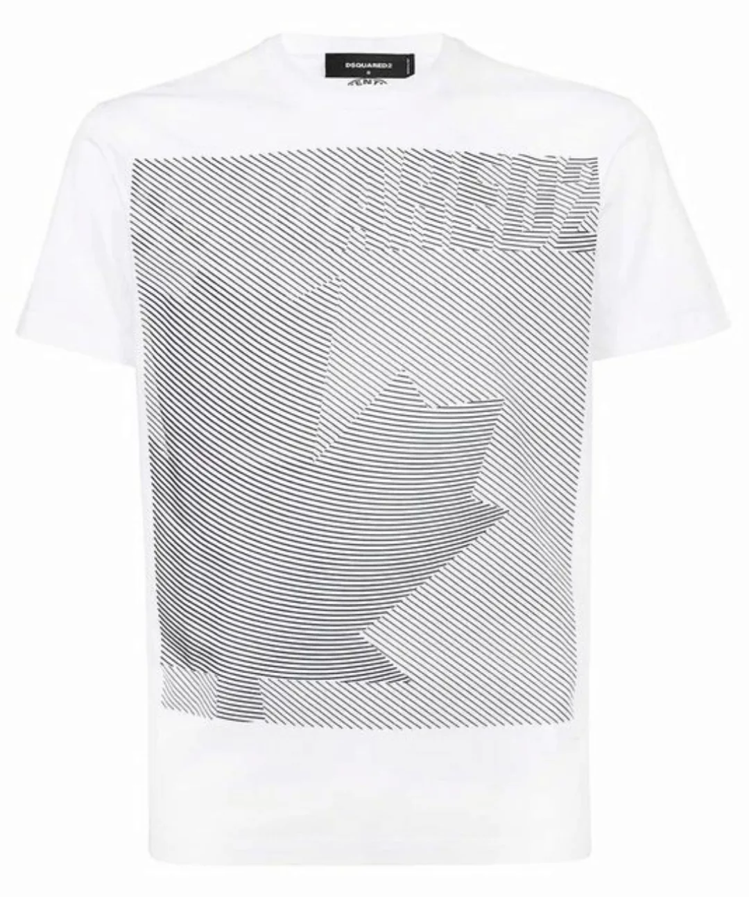 Dsquared2 T-Shirt Dsquared2 S74GD0862 S23009 D2 LEAF GRAPHIC White günstig online kaufen