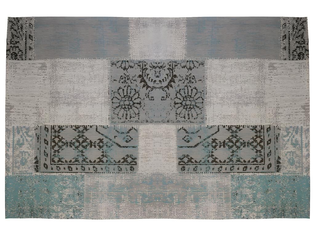 Teppich im Vintage-Stil - 200 x 290 cm - Grau - TURIN günstig online kaufen