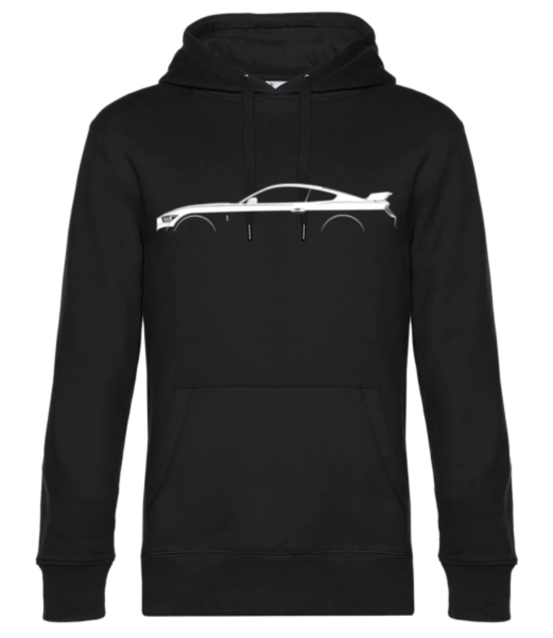 'Ford Mustang Shelby GT500' Silhouette · Unisex Premium Hoodie günstig online kaufen