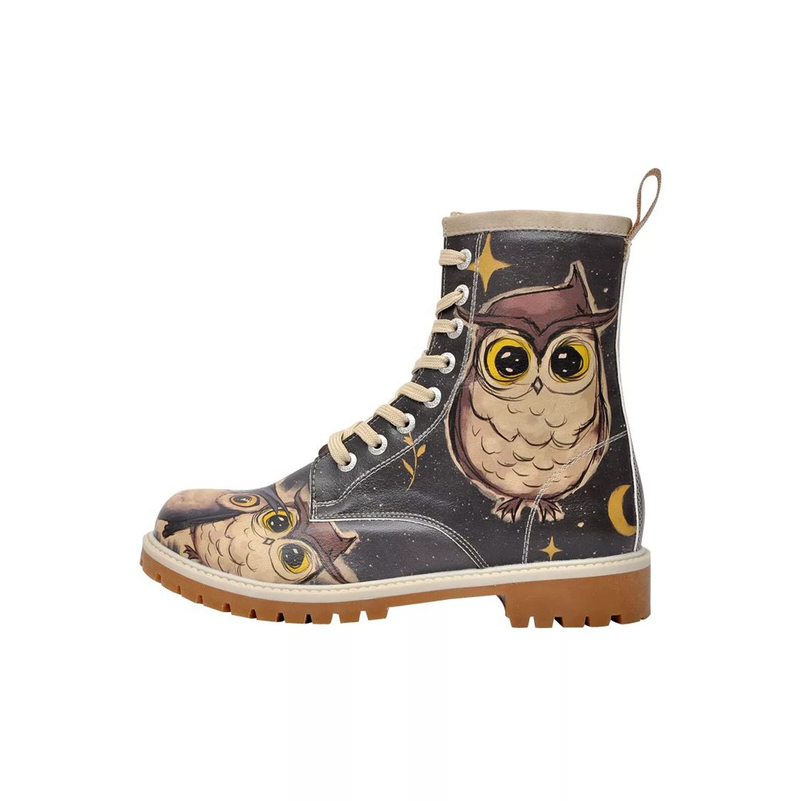 DOGO Schnürboots "Damen Boots Owls Family Vegan Damen Boots / Female", Vega günstig online kaufen