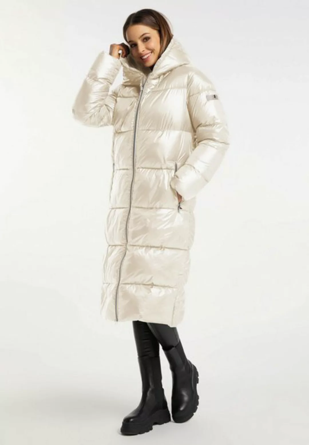 Frieda & Freddies NY Langmantel Thermolite Coat mit dezenten Farbdetails günstig online kaufen