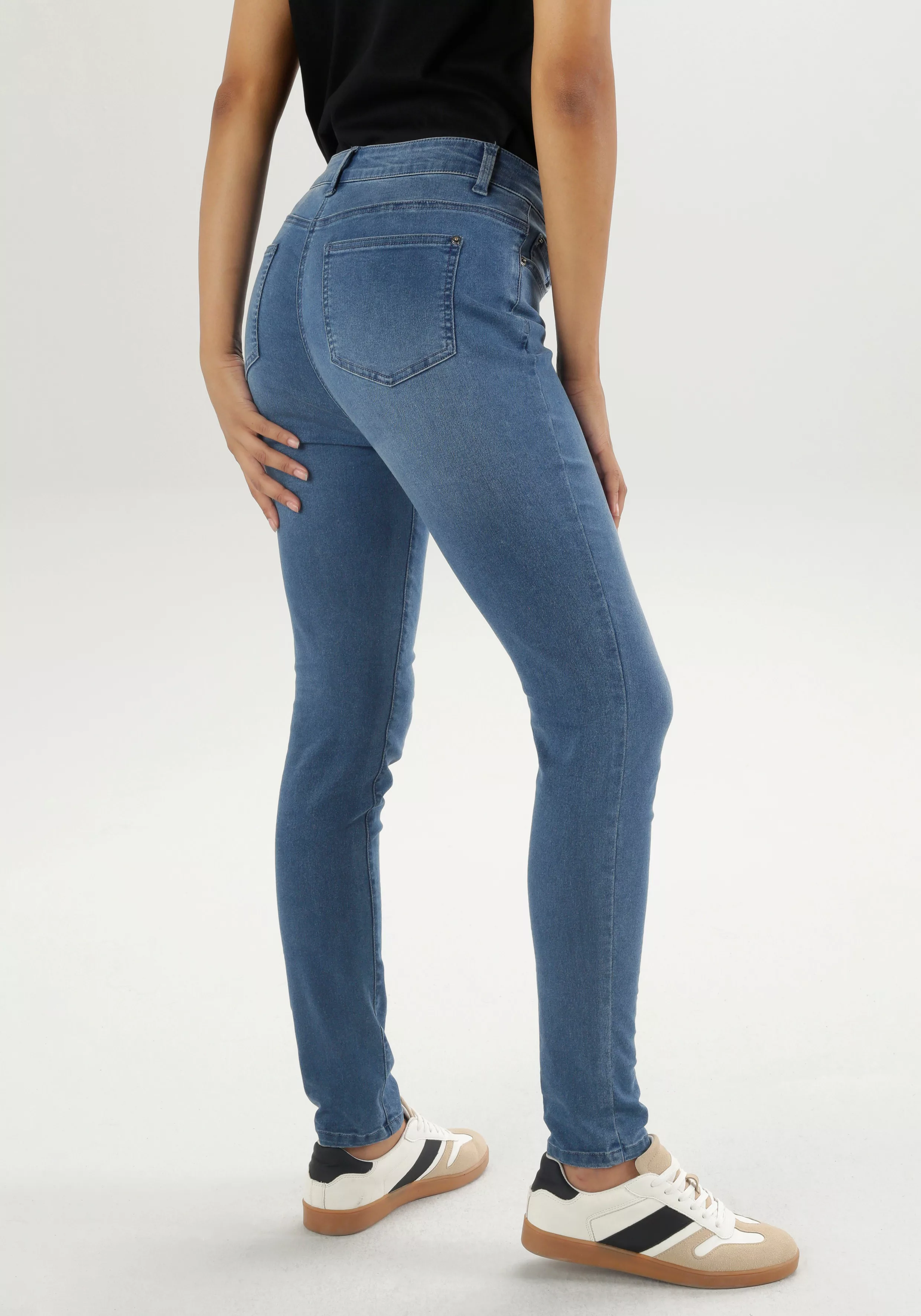 Aniston SELECTED Skinny-fit-Jeans, normal waist günstig online kaufen