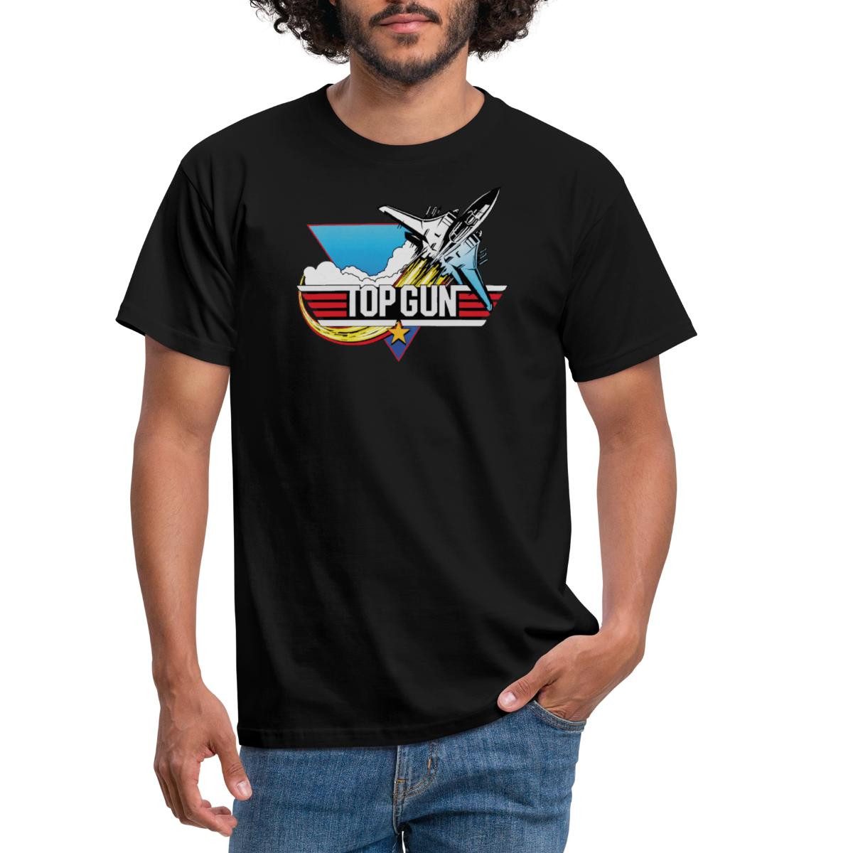 Spreadshirt T-Shirt Top Gun Fighter Kampfjet günstig online kaufen