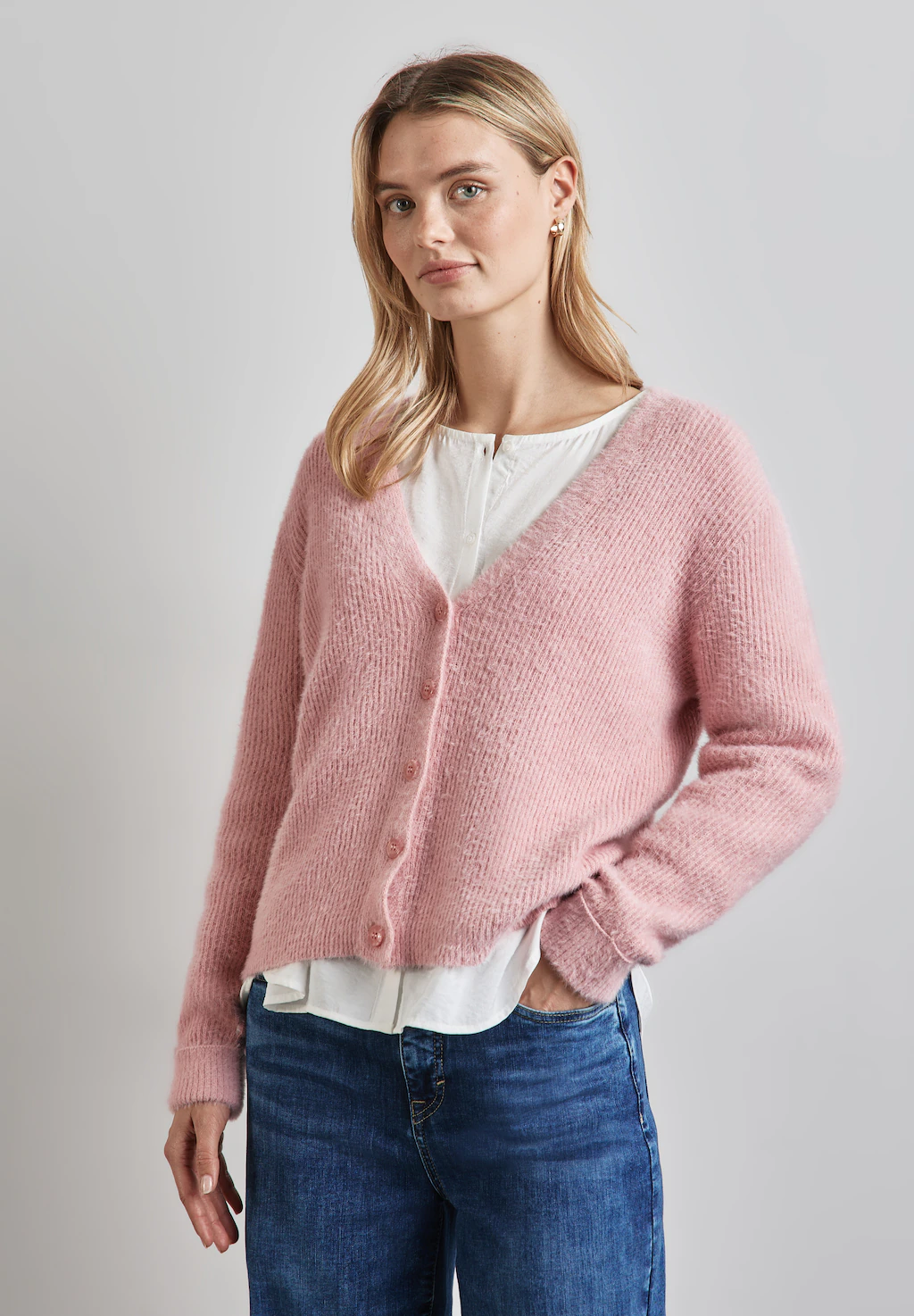 STREET ONE Cardigan, mit V-Ausschnitt günstig online kaufen