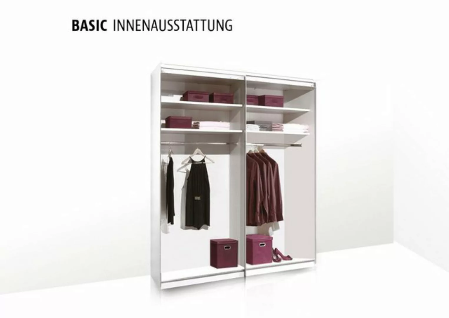 STAUD Schwebetürenschrank Includo Glas, Made in Germany günstig online kaufen