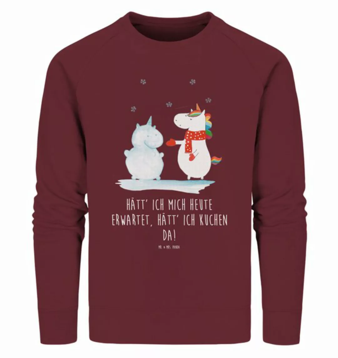 Mr. & Mrs. Panda Longpullover Größe XXL Einhorn Schneemann - Burgundy - Ges günstig online kaufen