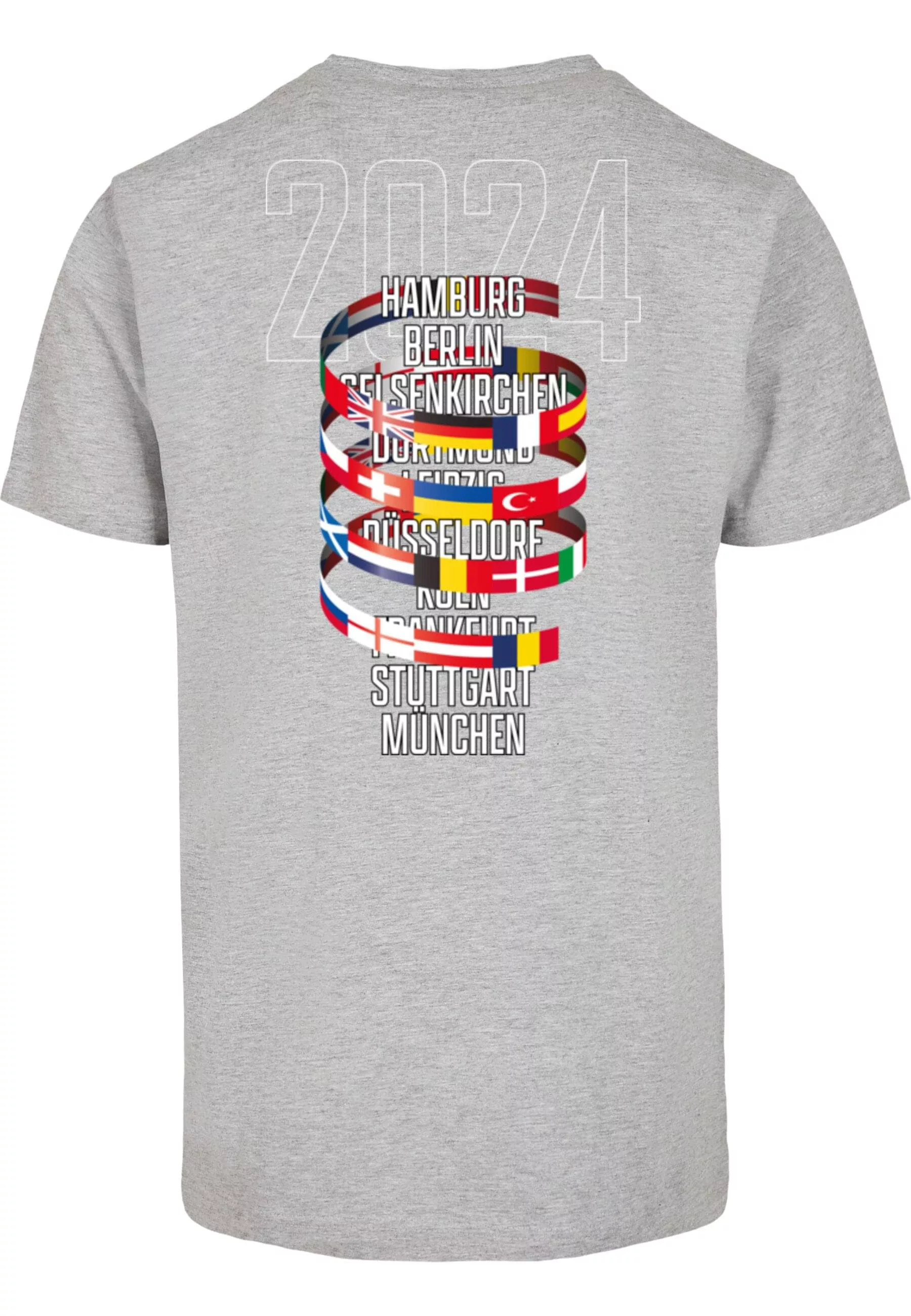 MisterTee T-Shirt "MisterTee Flag Spiral Tee", (1 tlg.) günstig online kaufen