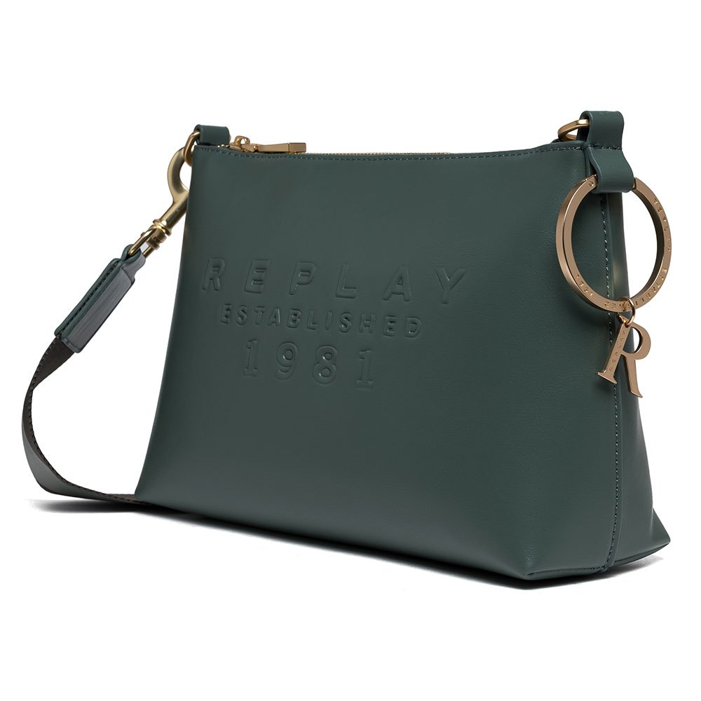 Replay Fw3161.000.a0365b Ledertasche One Size Dark Sage günstig online kaufen