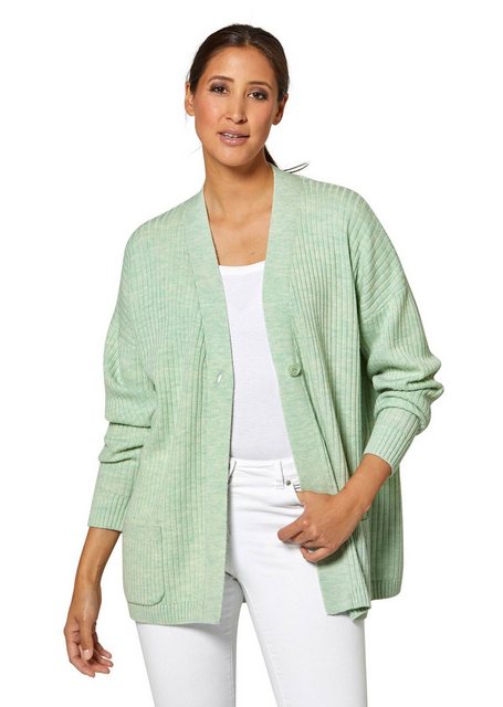 MADELEINE Strickjacke Langer Woll-Cardigan im Oversize-Stil günstig online kaufen