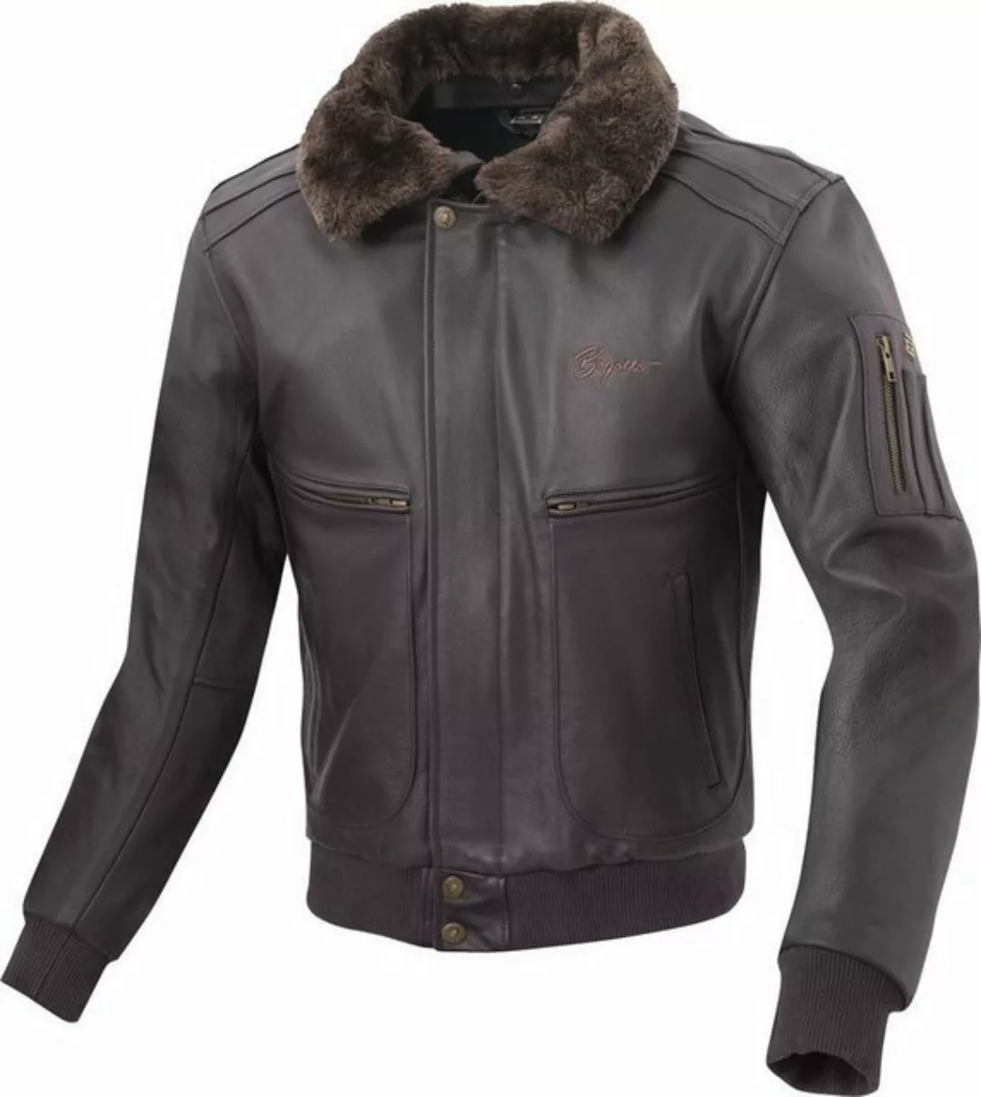 Bogotto Motorradjacke Aviator Motorrad Lederjacke günstig online kaufen