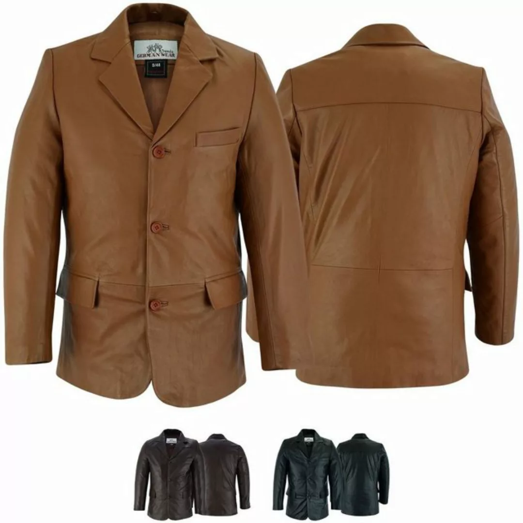 German Wear Lederblazer Trend501J Herren Lederjacke aus Lammnappa echtleder günstig online kaufen