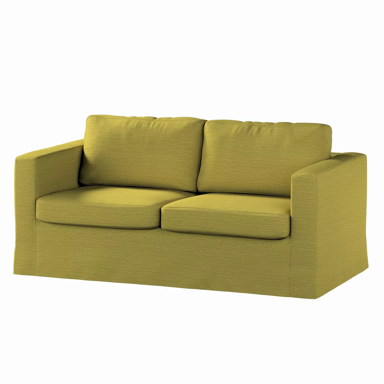 Bezug für Karlstad 2-Sitzer Sofa nicht ausklappbar, lang, grün, Sofahusse, günstig online kaufen