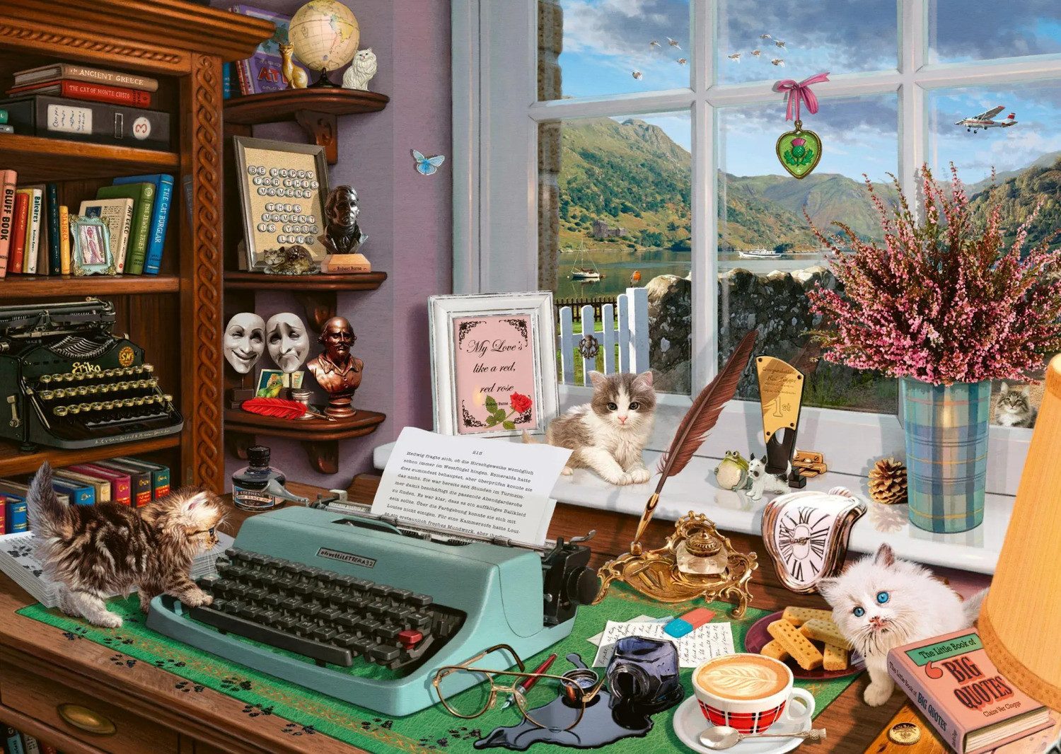 Schmidt Spiele Puzzle Am Schreibtisch Puzzle günstig online kaufen