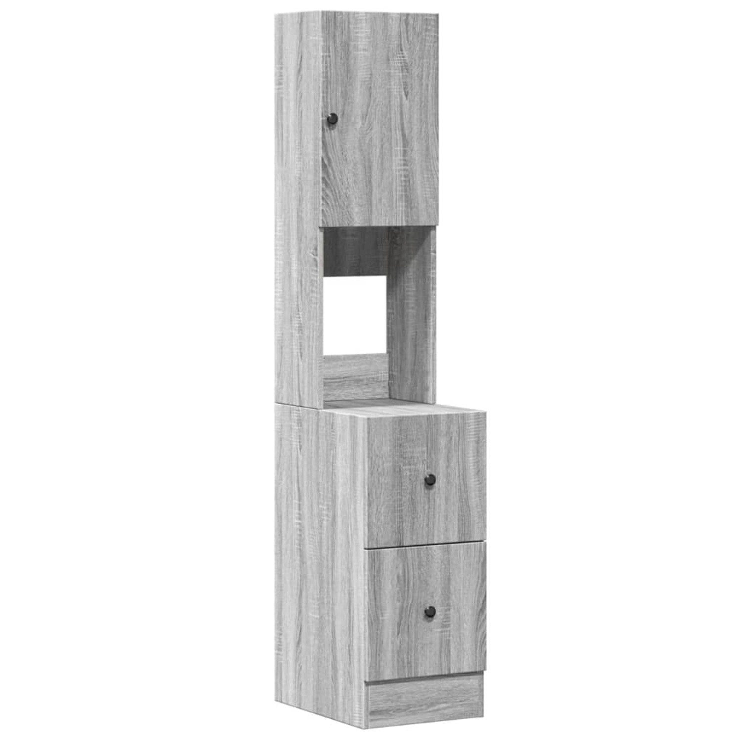 vidaXL Küchenschrank Grau Sonoma 35x50x180 cm Holzwerkstoff günstig online kaufen