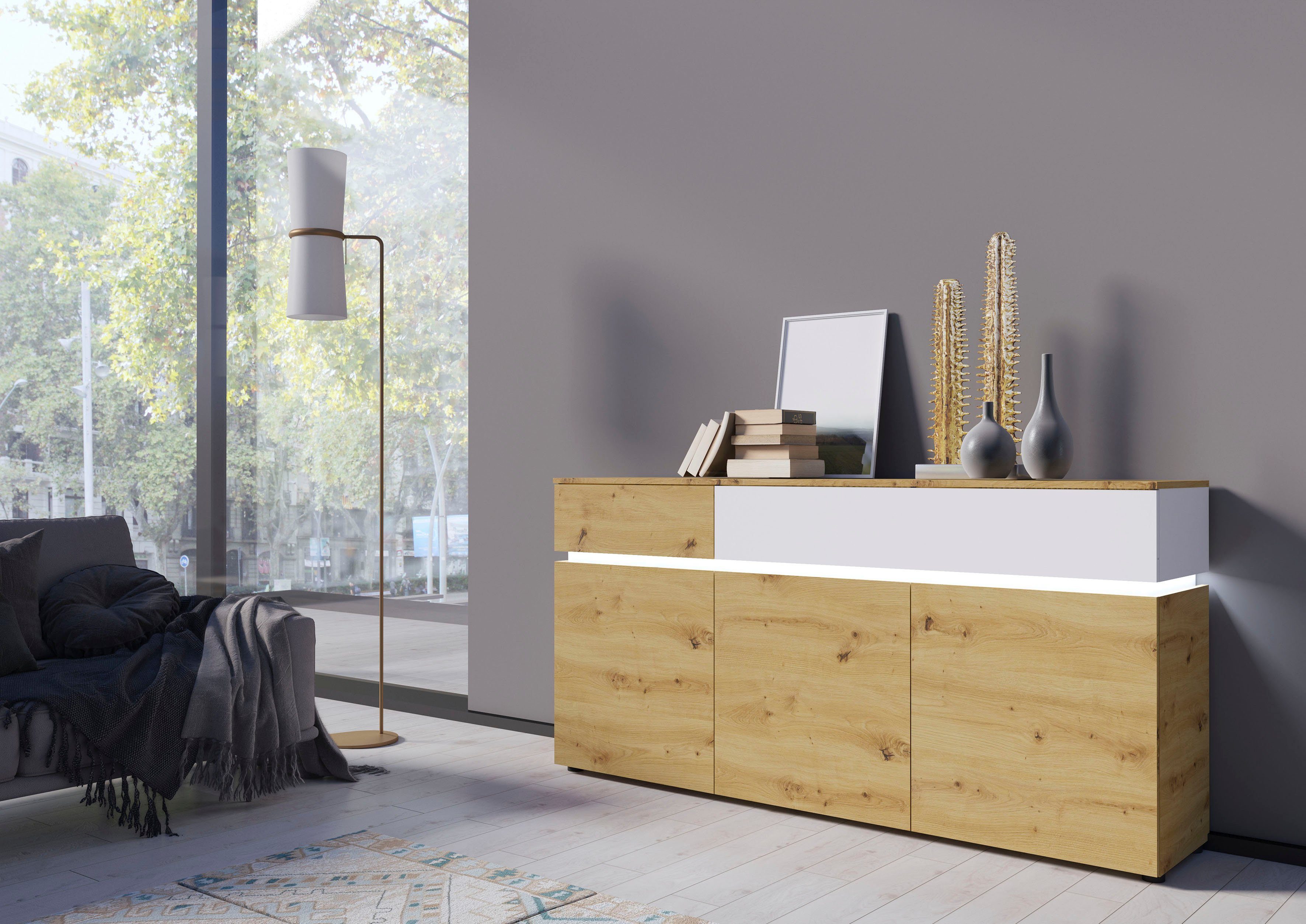 INOSIGN Sideboard "Luci", Breite 180, 5 cm günstig online kaufen