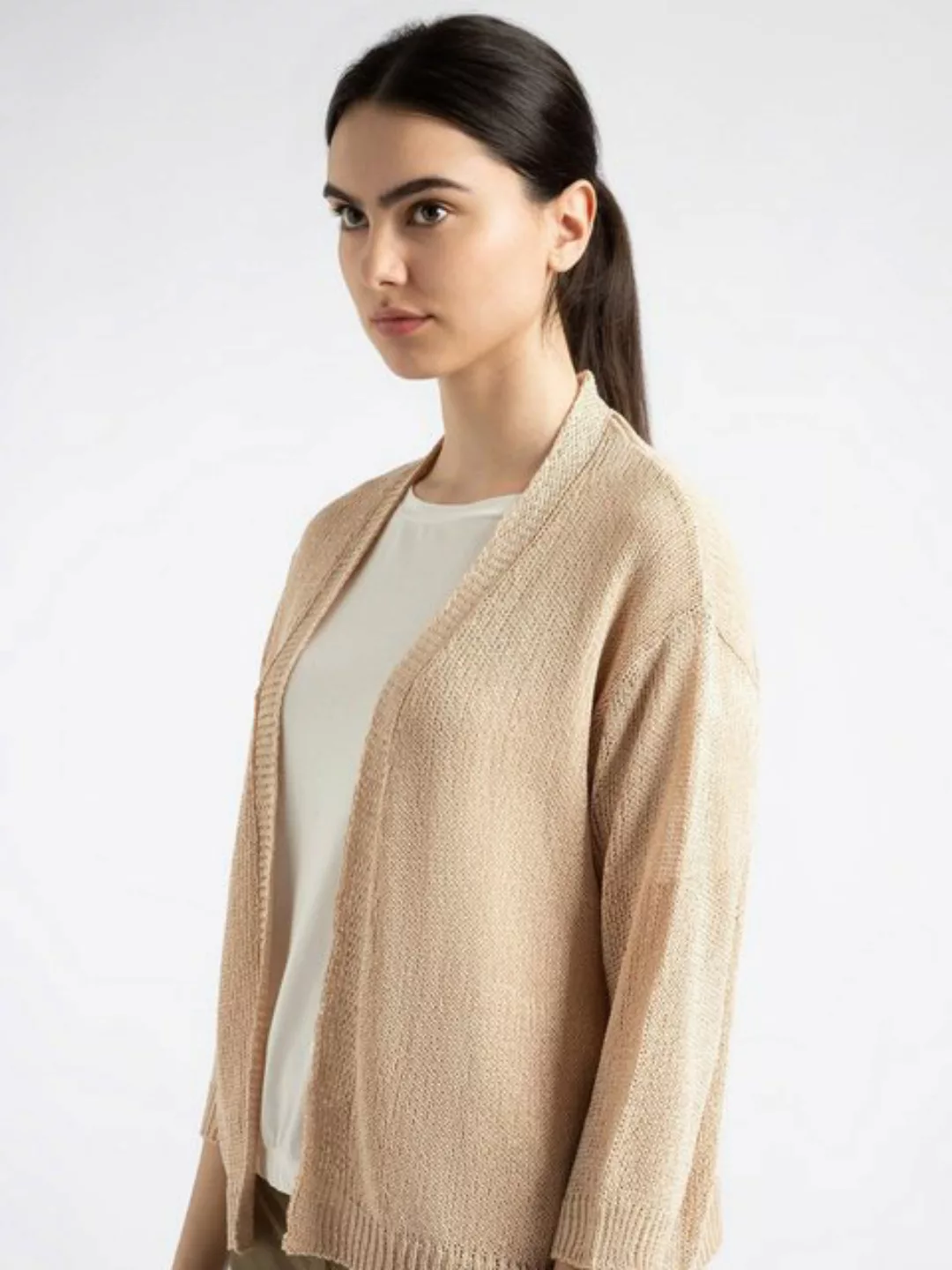 Strickjacke, sand, Sommer-Kollektion günstig online kaufen