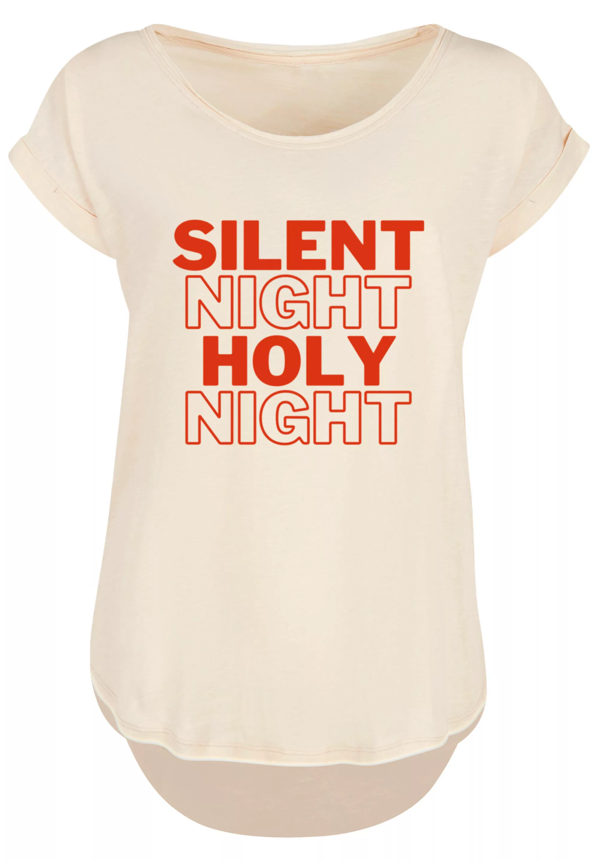 F4NT4STIC T-Shirt "Silent Night Holy Night Weihnachten", Print günstig online kaufen