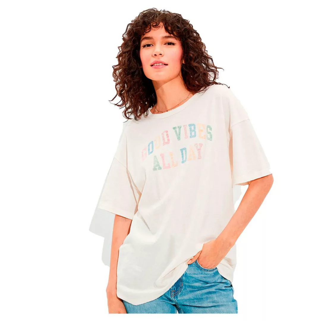 American Eagle Oversized Good Vibes Only Graphic Kurzärmeliges T-shirt M To günstig online kaufen