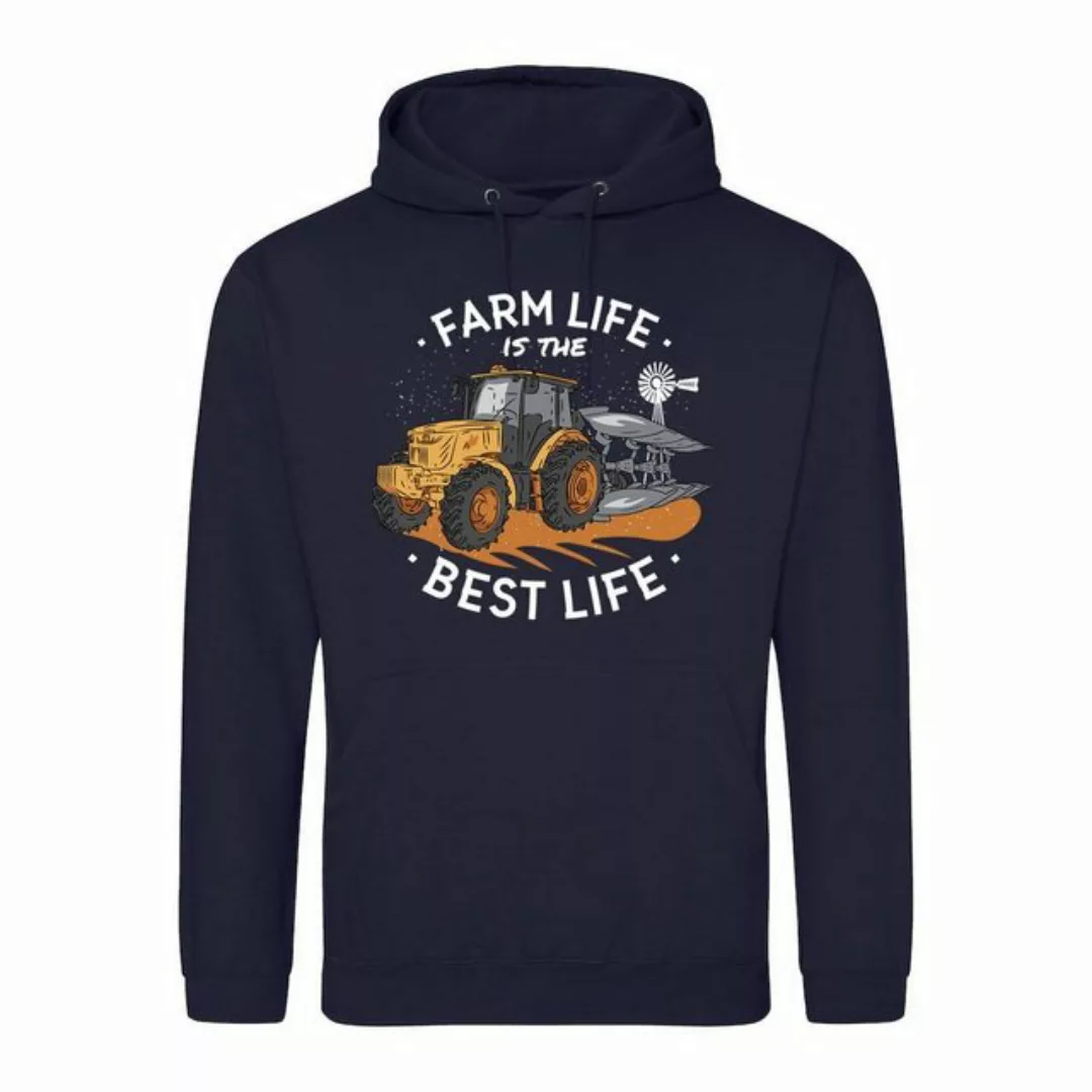 Youth Designz Kapuzenpullover "Farm Is The Best Life" Herren Hoodie Pullove günstig online kaufen