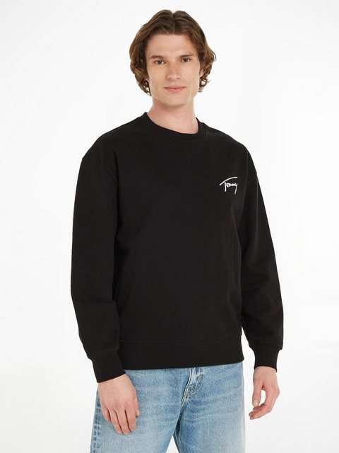 Tommy Jeans Sweatshirt TJM RLX SIGNATURE CREW EXT mit Rundhalsausschnitt günstig online kaufen