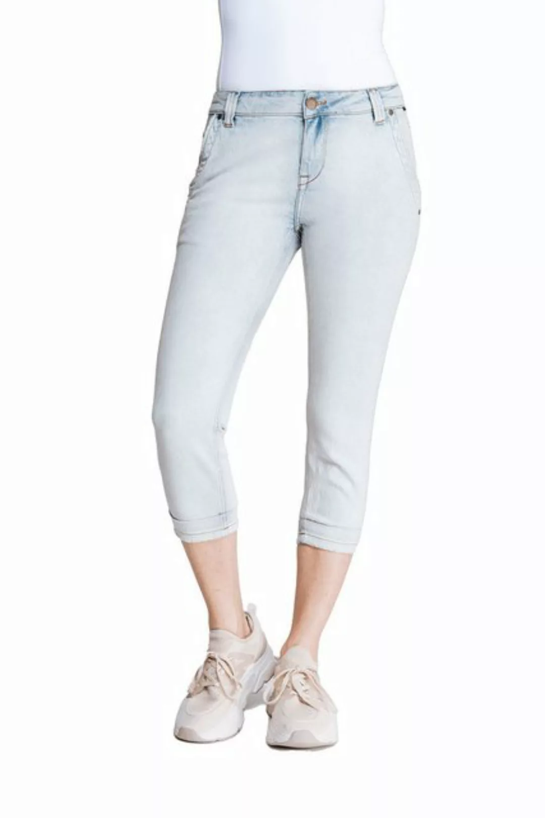 Zhrill Mom-Jeans Capri Jeans DALVA Blau angenehmer Tragekomfort günstig online kaufen