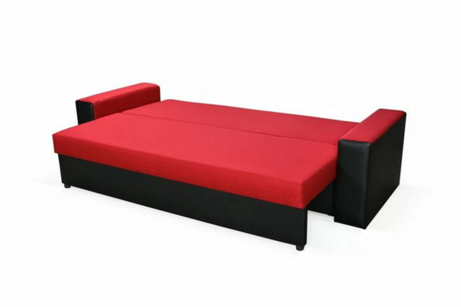 Fun Möbel Polstergarnitur Sofa Set LEEDS 3-1-1 Sofagarnitur Kunstleder-Webs günstig online kaufen