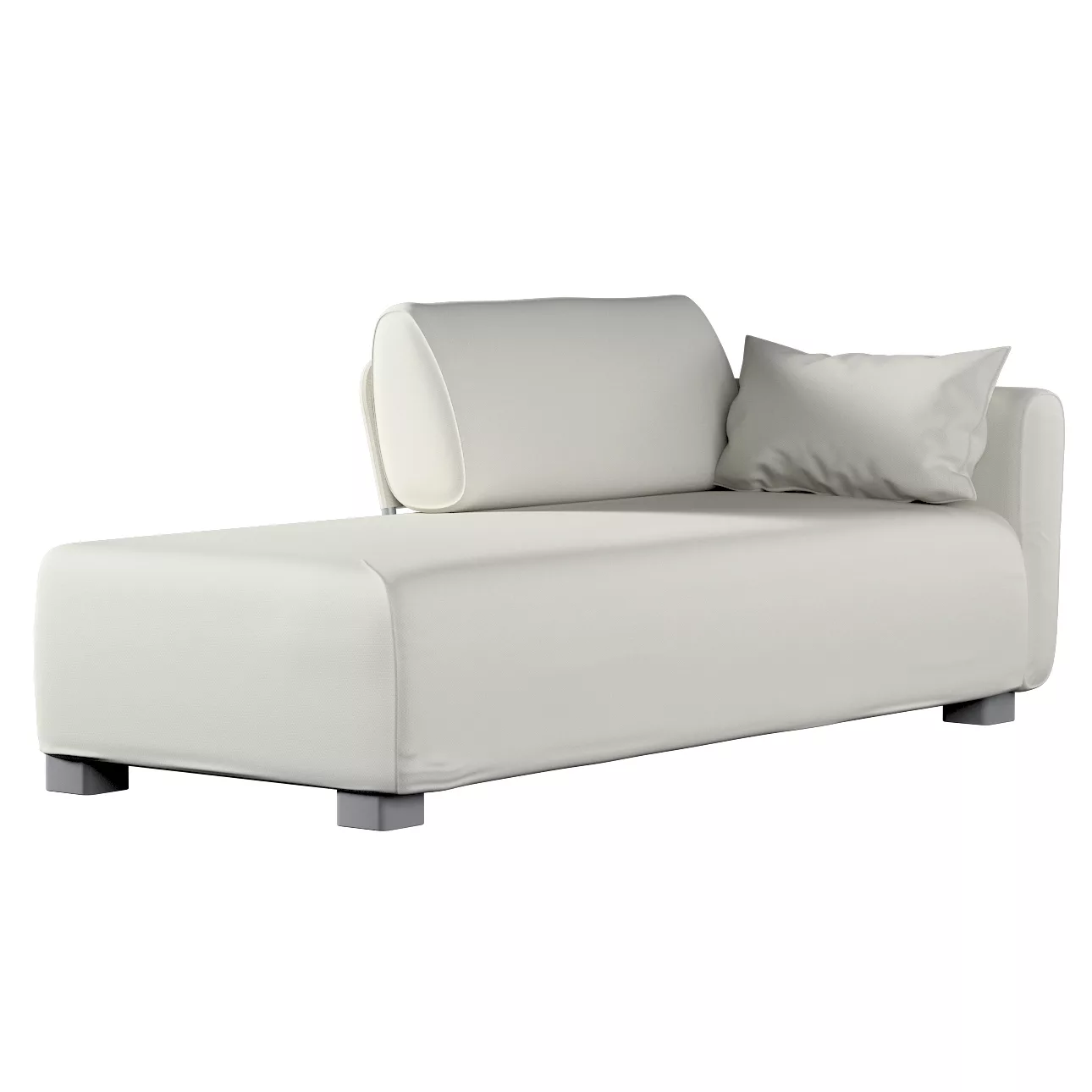 Bezug für Mysinge Recamiere Sofa, hellgrau, Sofahusse, Mysinge Recamiere, L günstig online kaufen