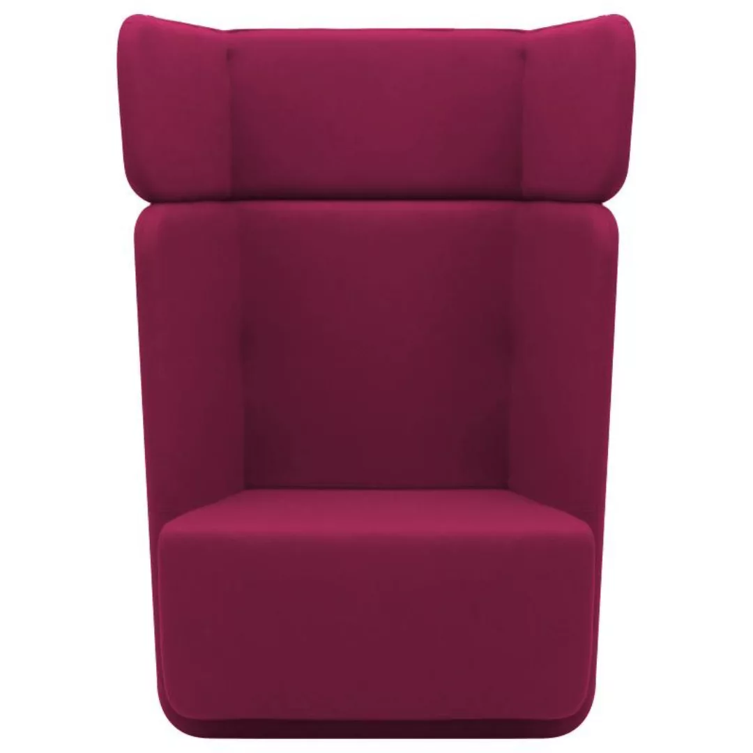 Softline - Basket Sessel mit hohem Rücken - violett/Stoff Filz 629/BxHxT 95 günstig online kaufen