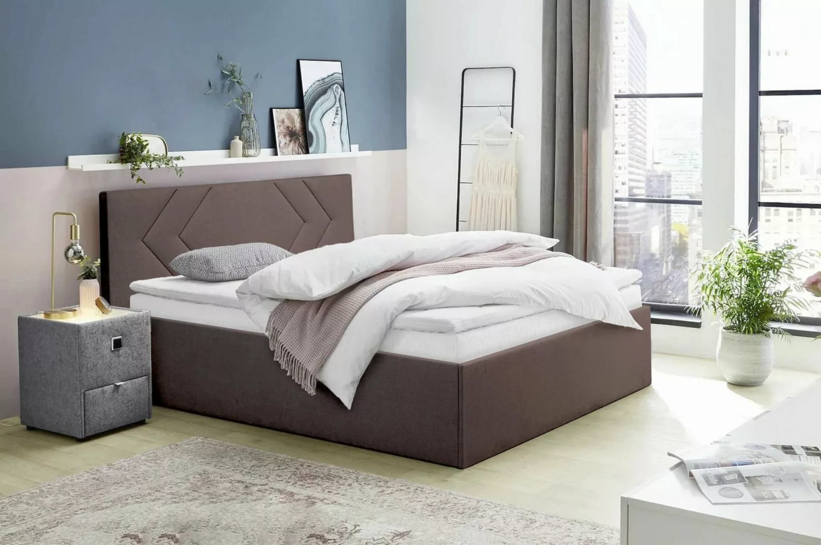 Halmon Schlafkomfort Betten Polsterbett Trend günstig online kaufen