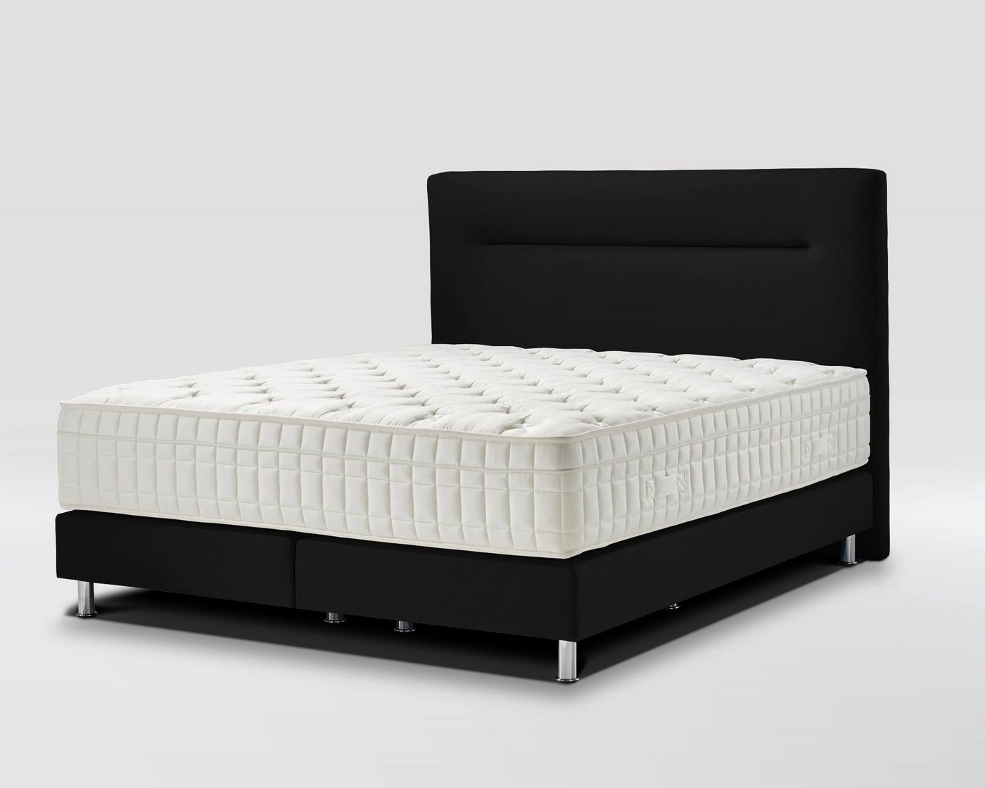 WohnenRoyal Boxspringbett Boxspringbett Infinity99 Premium - Velourstoff 14 günstig online kaufen