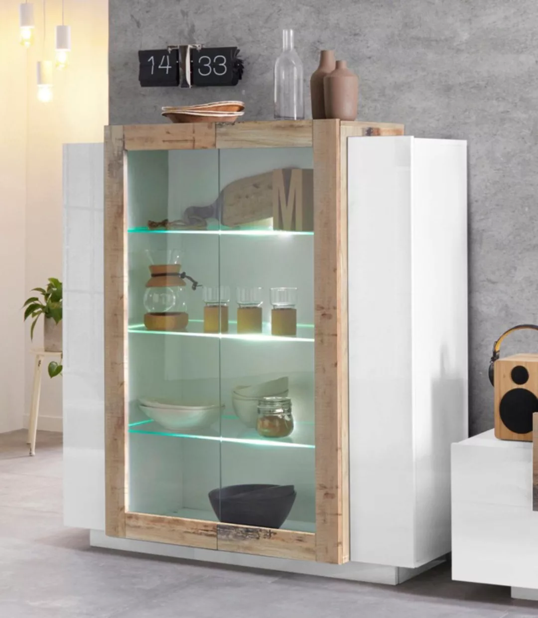 INOSIGN Vitrine »Coro, Vitrine, Glasvitrine, Vitrinenschrank, Stauraumvitri günstig online kaufen