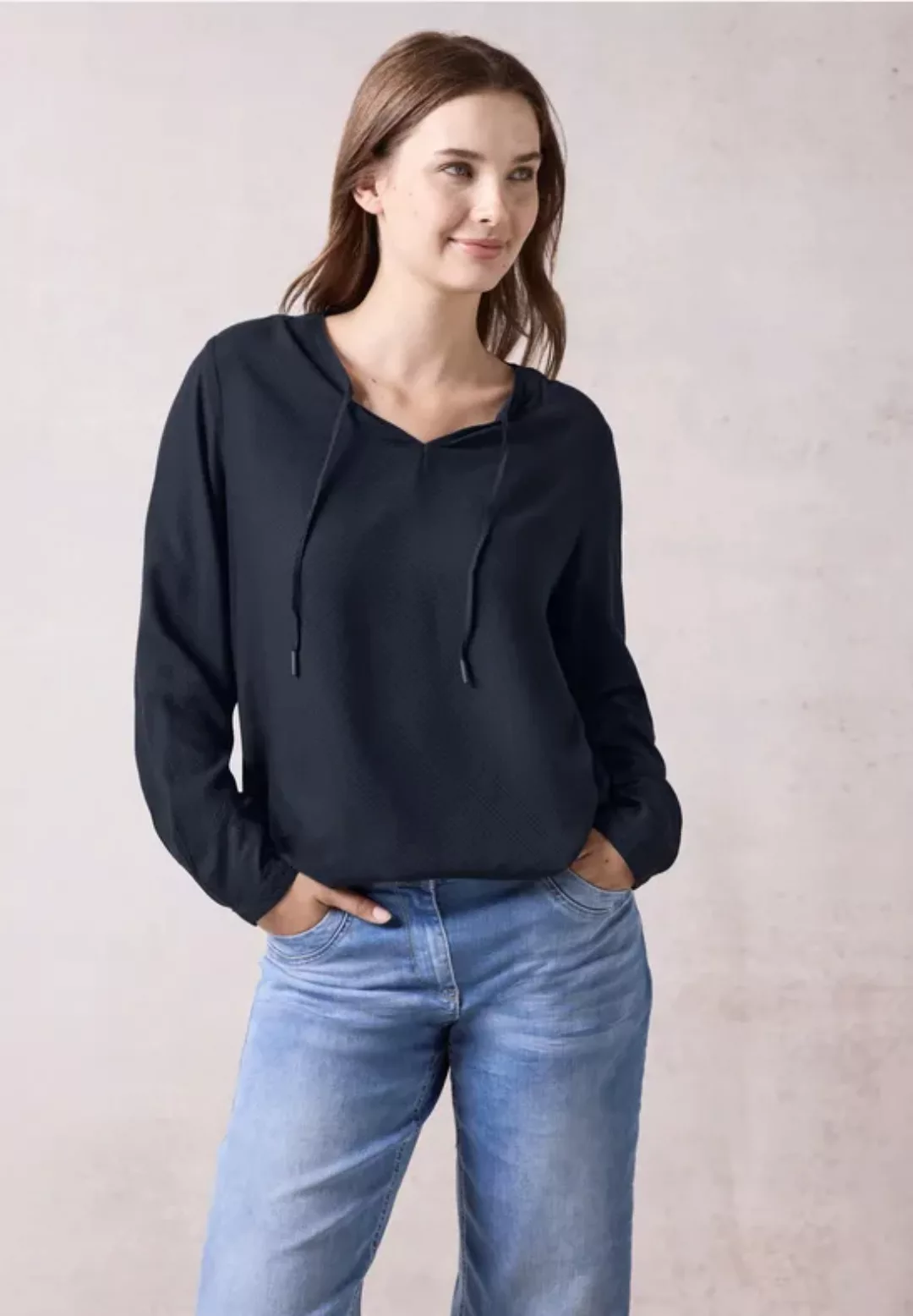 Cecil Langarmbluse, aus softer Viskose günstig online kaufen