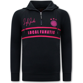 Local Fanatic  Sweatshirt Hoodie Mit Halbem Reißverschluss günstig online kaufen
