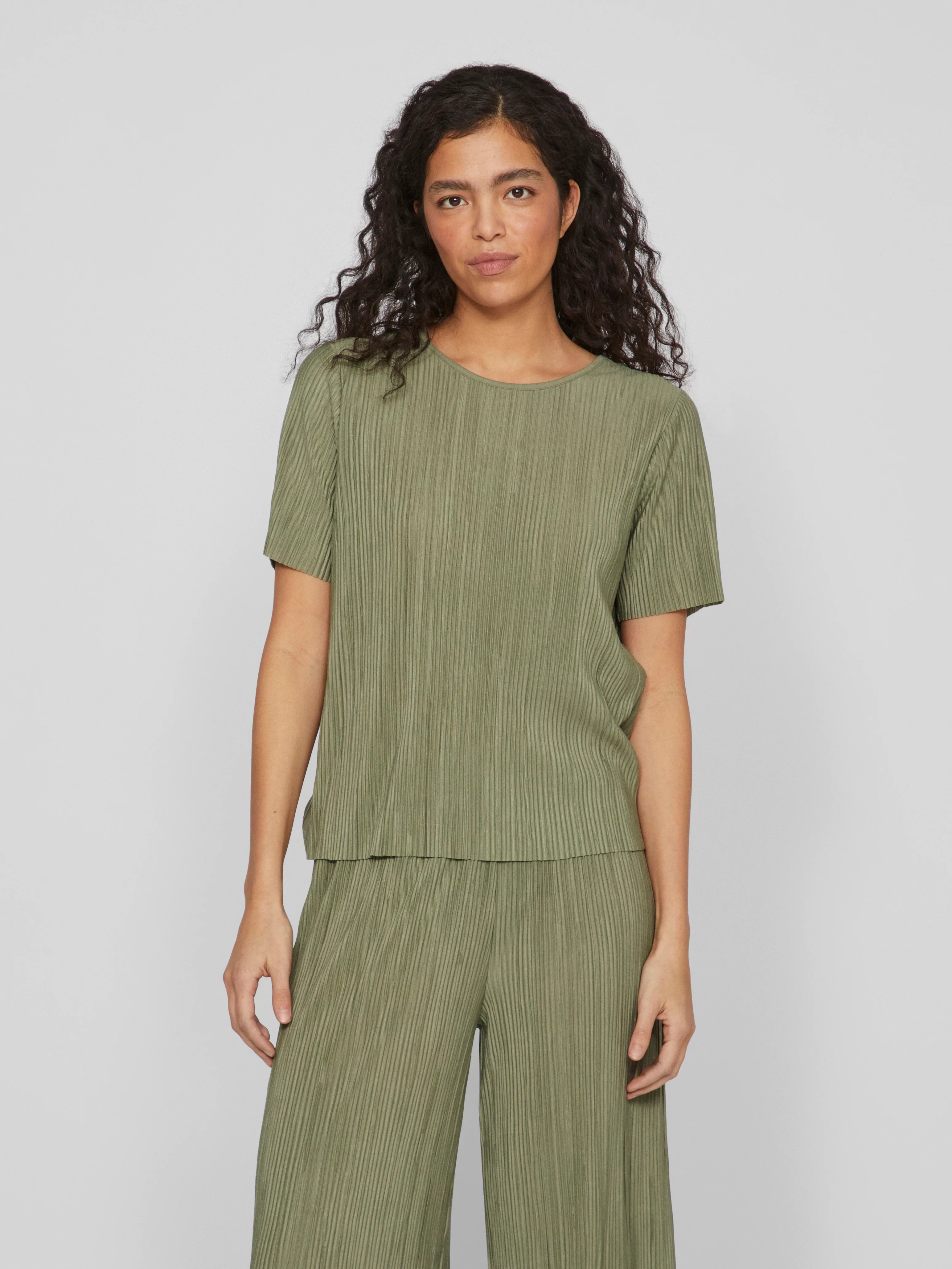 Vila Kurzarmshirt "VIPLISA O-NECK S/S TOP - NOOS" günstig online kaufen