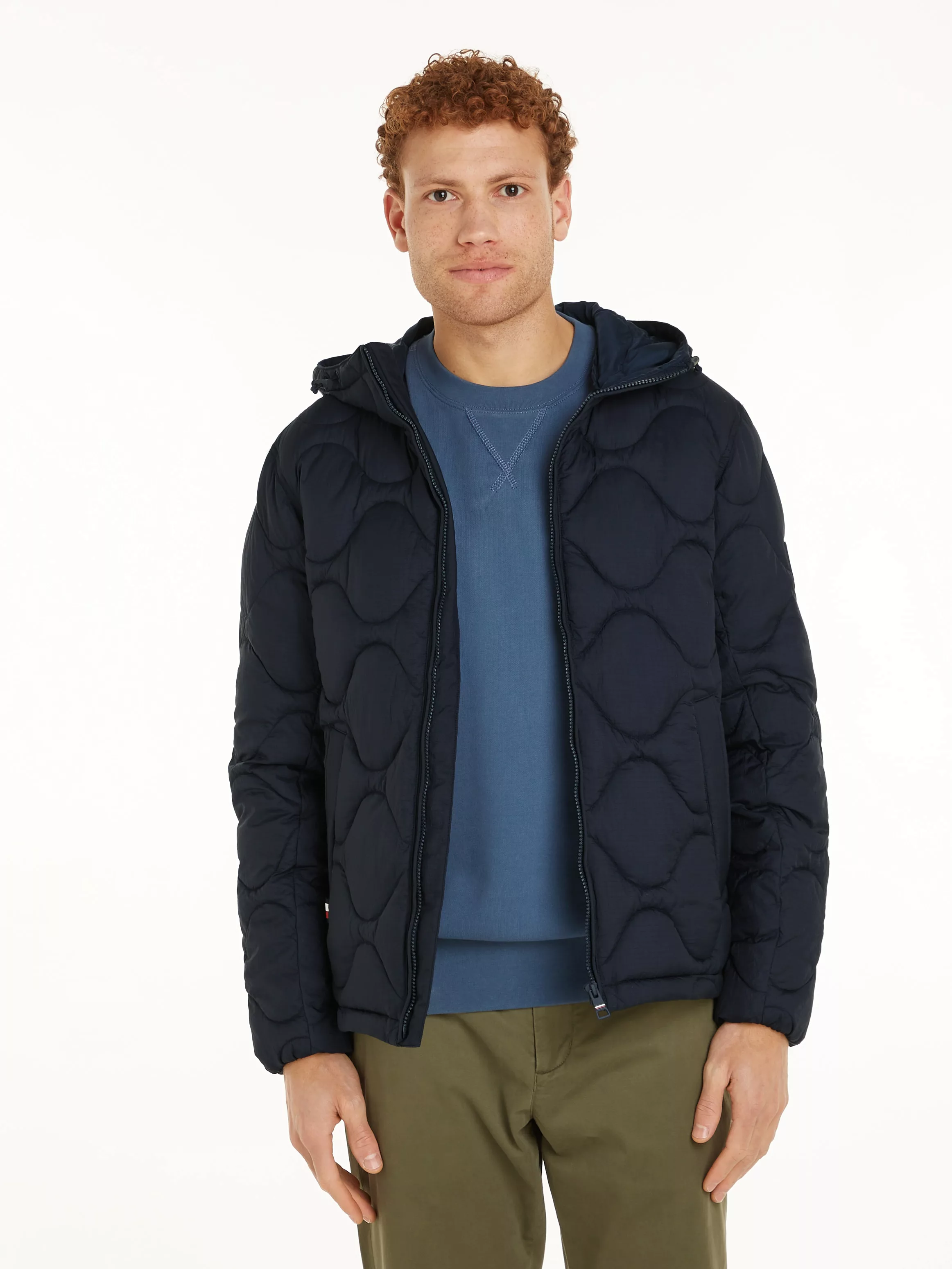 Tommy Hilfiger Steppjacke "ONION QUILTED HOODED JACKET", Mit Zwiebelsteppun günstig online kaufen