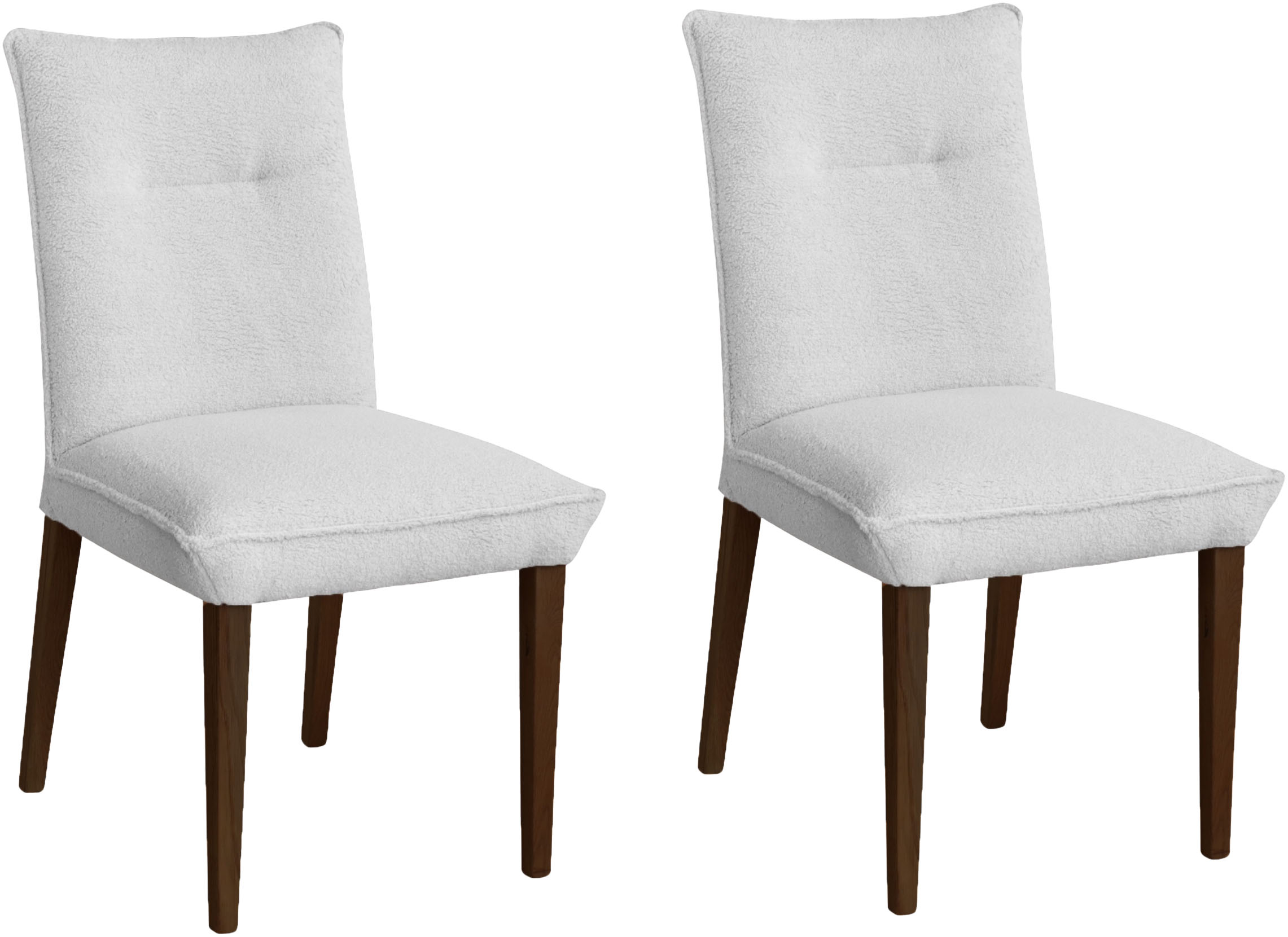 Home affaire 4-Fußstuhl »Atena«, (Set), Luxus-Microfaser Teddyoptik, Gestel günstig online kaufen