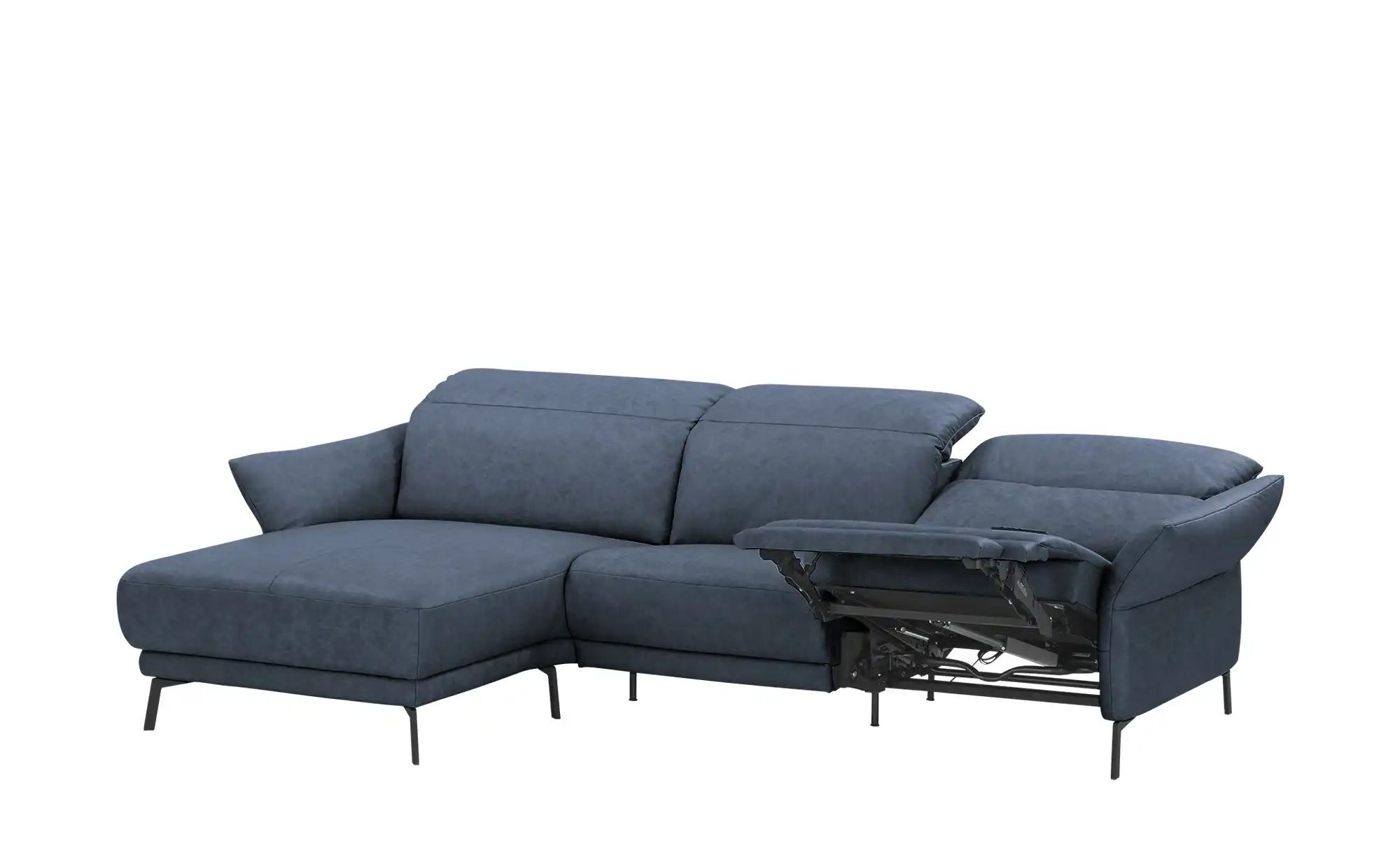 Wohnwert Ecksofa Leder Bellana ¦ blau ¦ Maße (cm): B: 291 H: 101 T: 176 Pol günstig online kaufen