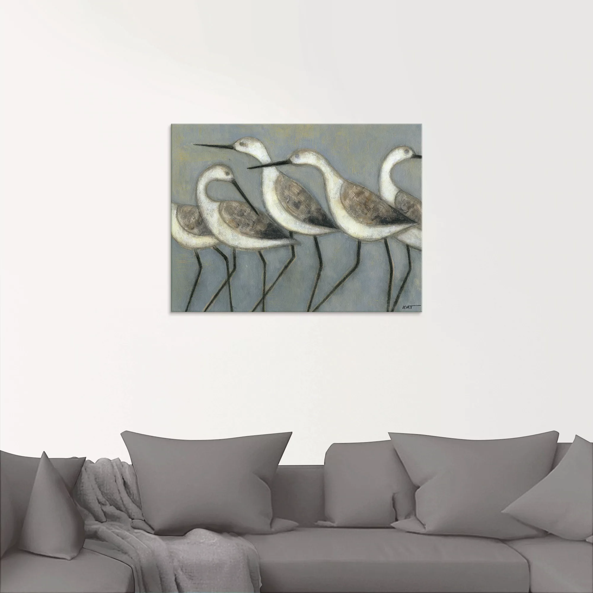 Artland Glasbild »Küstenvögel I«, Vögel, (1 St.), in verschiedenen Größen günstig online kaufen