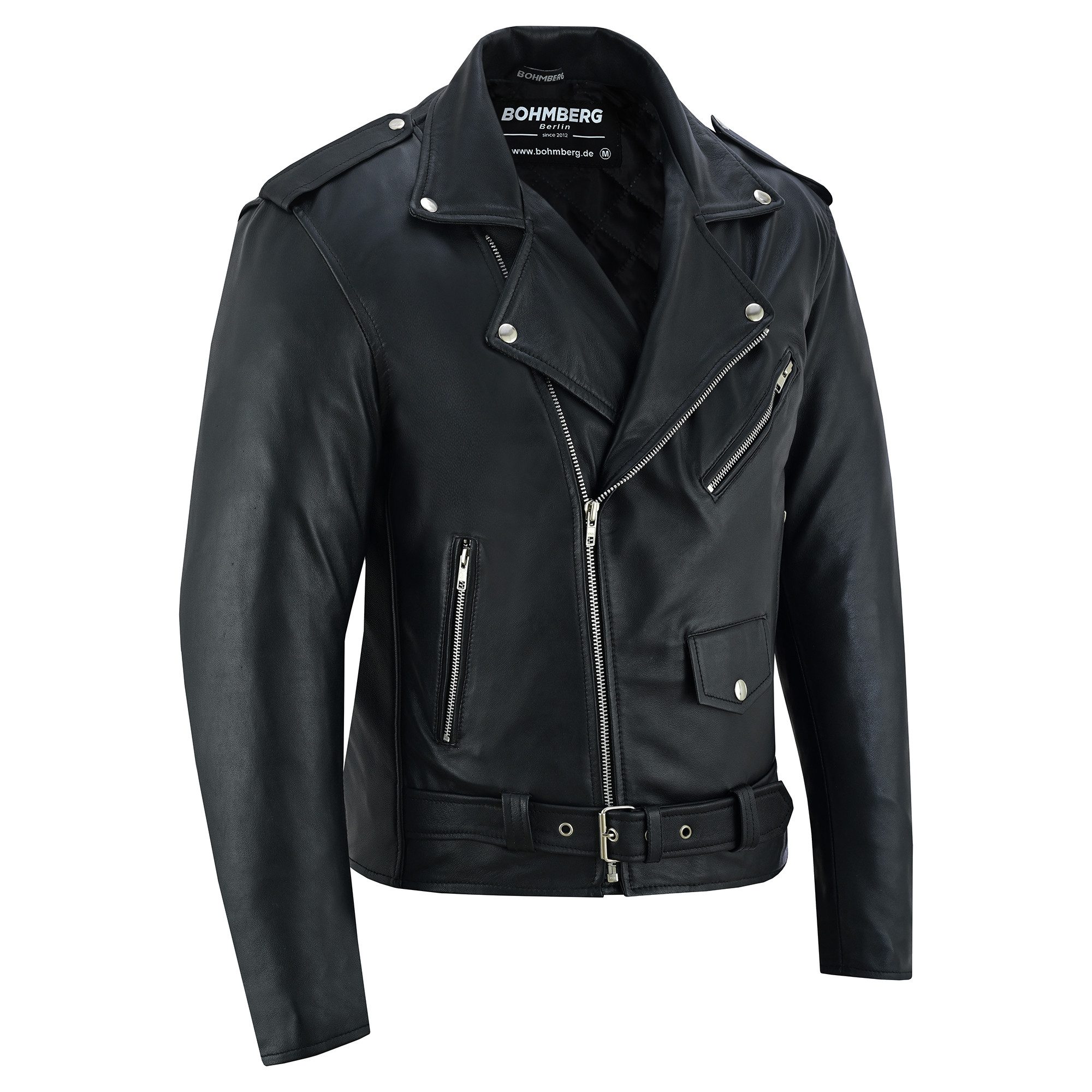 BOHMBERG Lederjacke LEOS Herren Biker-Übergangsjacke aus günstig online kaufen