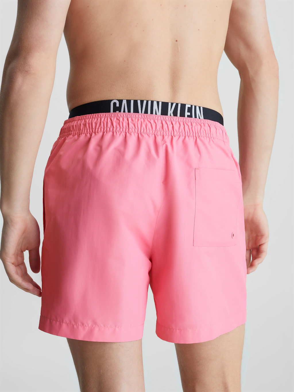 Calvin Klein Swimwear Badeshorts "MEDIUM DOUBLE WB", mit doppeltem Bund günstig online kaufen