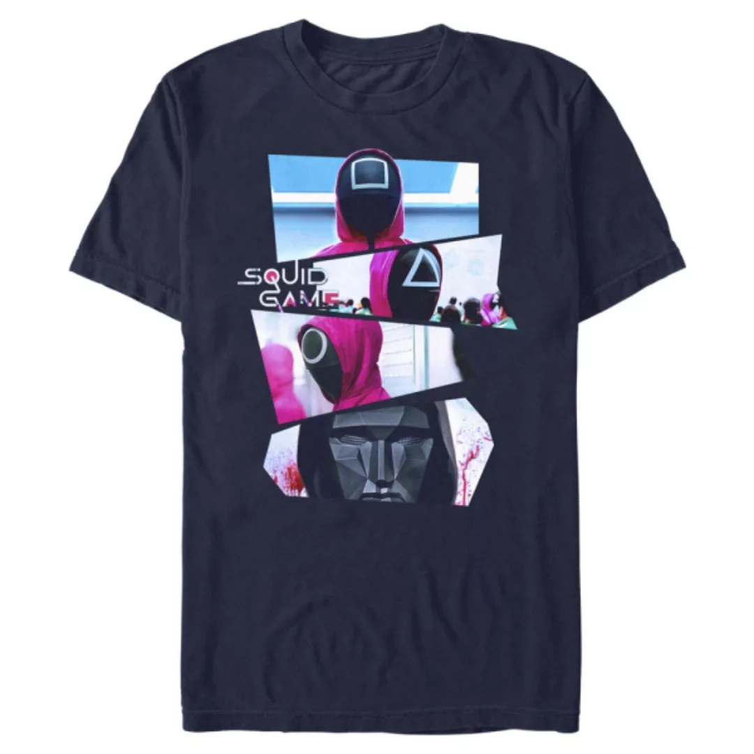Netflix - Squid Game - Front Man & Guards Masked Markers - Männer T-Shirt günstig online kaufen