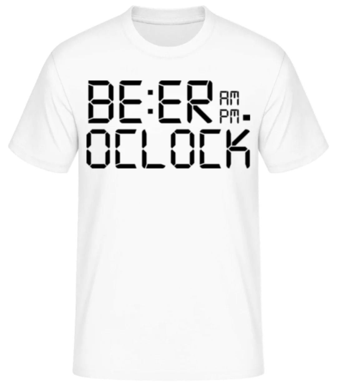 Beer O'Clock · Männer Basic T-Shirt günstig online kaufen