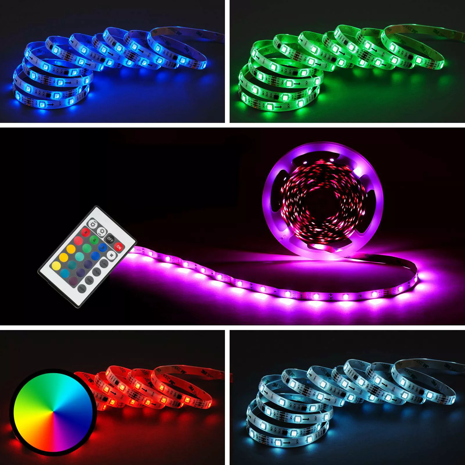 LED-Strip 2024-300 RGB innen 10 m Fernbedienung günstig online kaufen