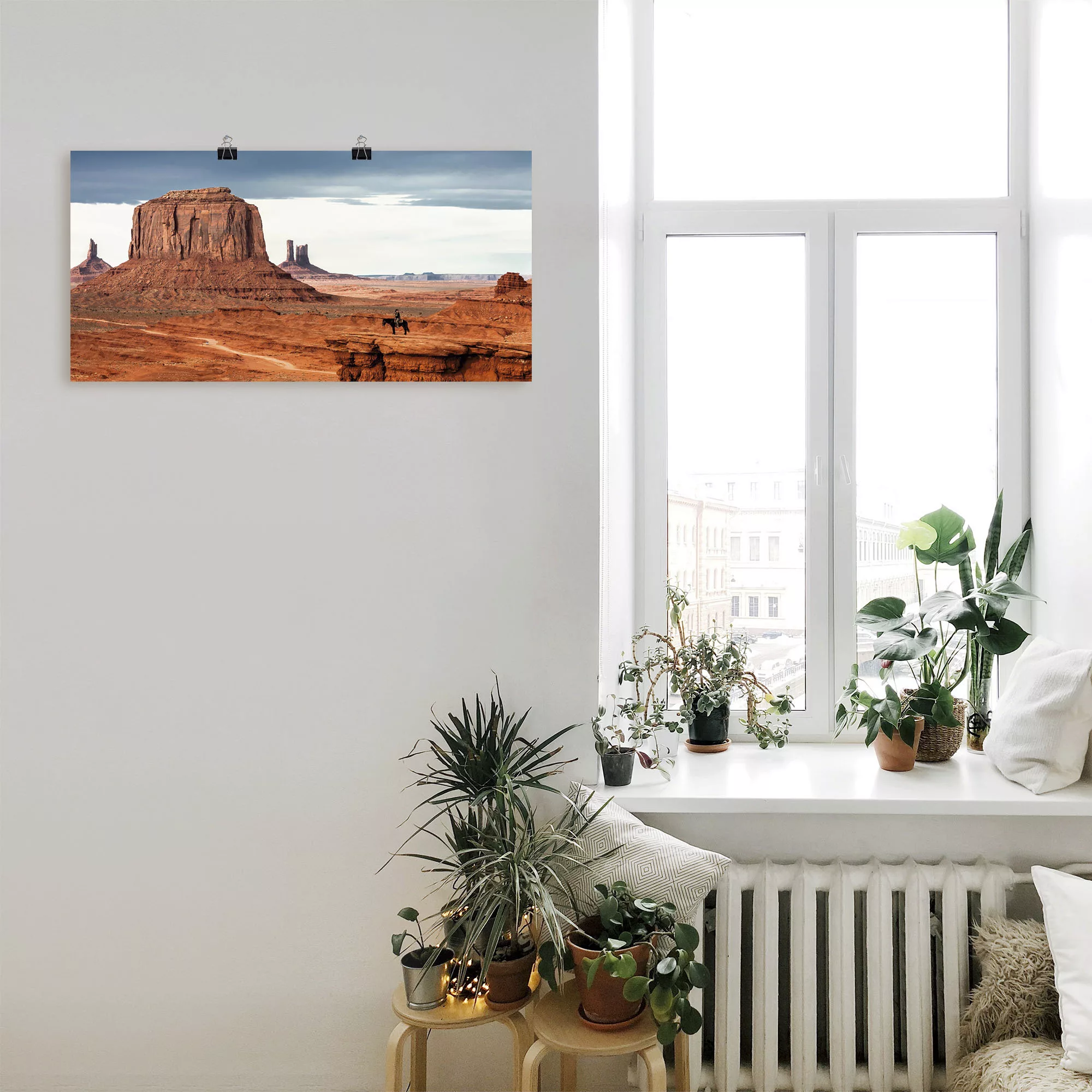 Artland Wandbild »Colorado - Utah Monument Valley«, Amerika, (1 St.), als L günstig online kaufen