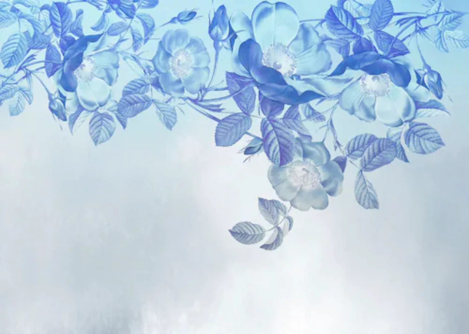 KOMAR Vlies Fototapete - Blue Aura  - Größe 350 x 250 cm mehrfarbig günstig online kaufen