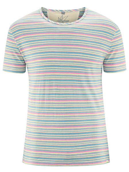 Hempage Herren Streifen T-shirt Hanf/bio-baumwolle günstig online kaufen