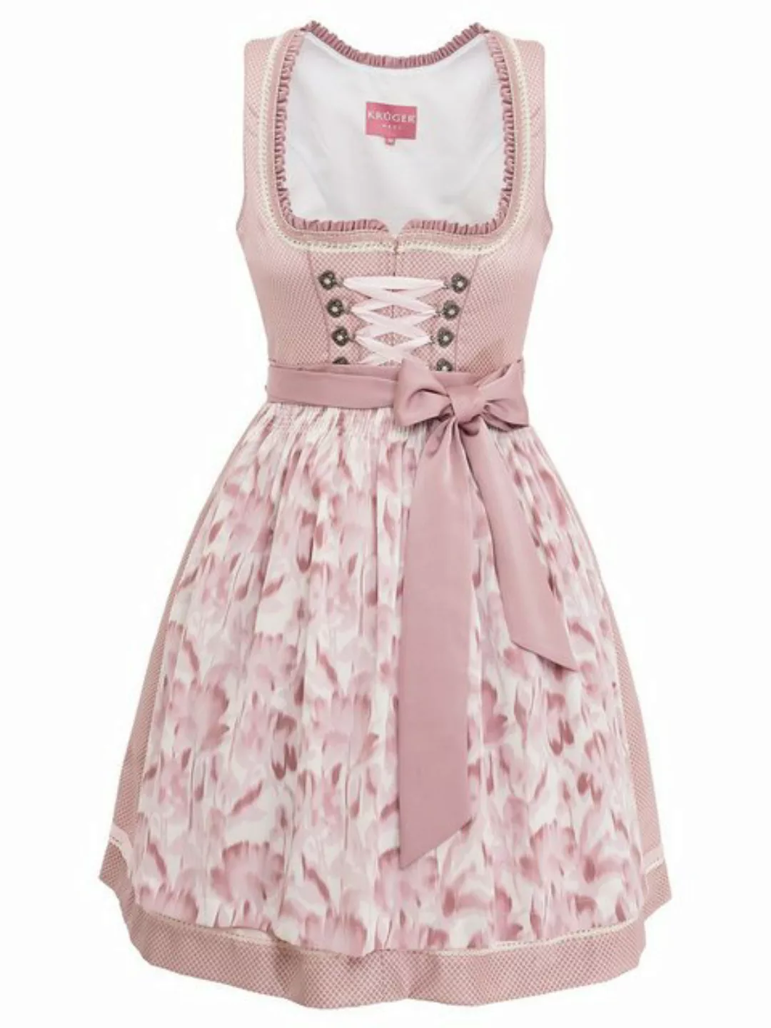 KRÜGER MADL & BUAM Trachtenkleid Midi Dirndl 2tlg. 60cm 416367 rose günstig online kaufen