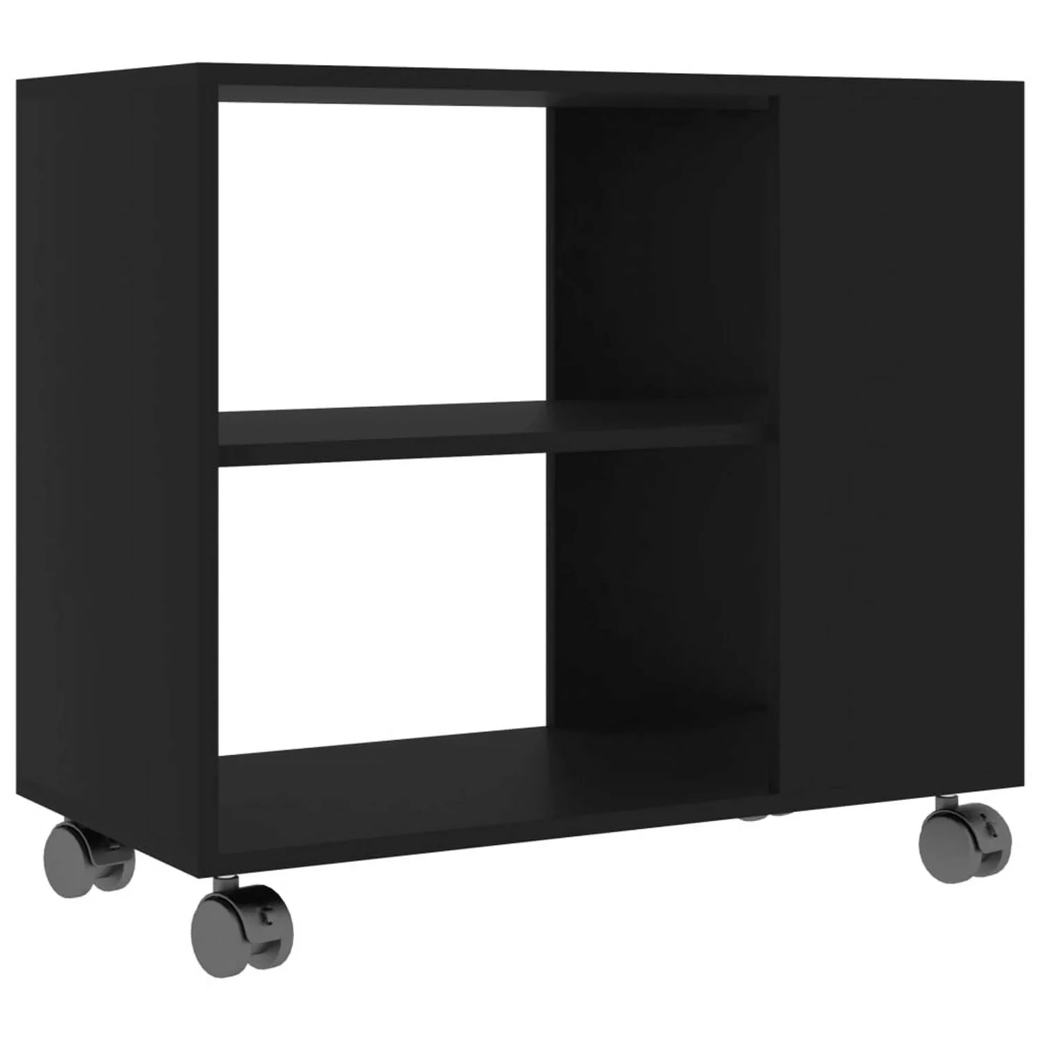 Beistelltisch Schwarz 70 X 35 X 55 Cm Spanplatte günstig online kaufen